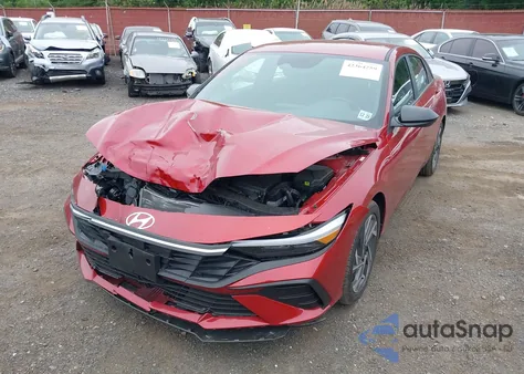 2025 Hyundai Elantra Sel Sport from USA, damaged, VIN KMHLM4DG7SU890827